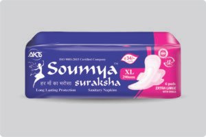 Soumya Suraksha Sanitary Napkins - XL (290mm)